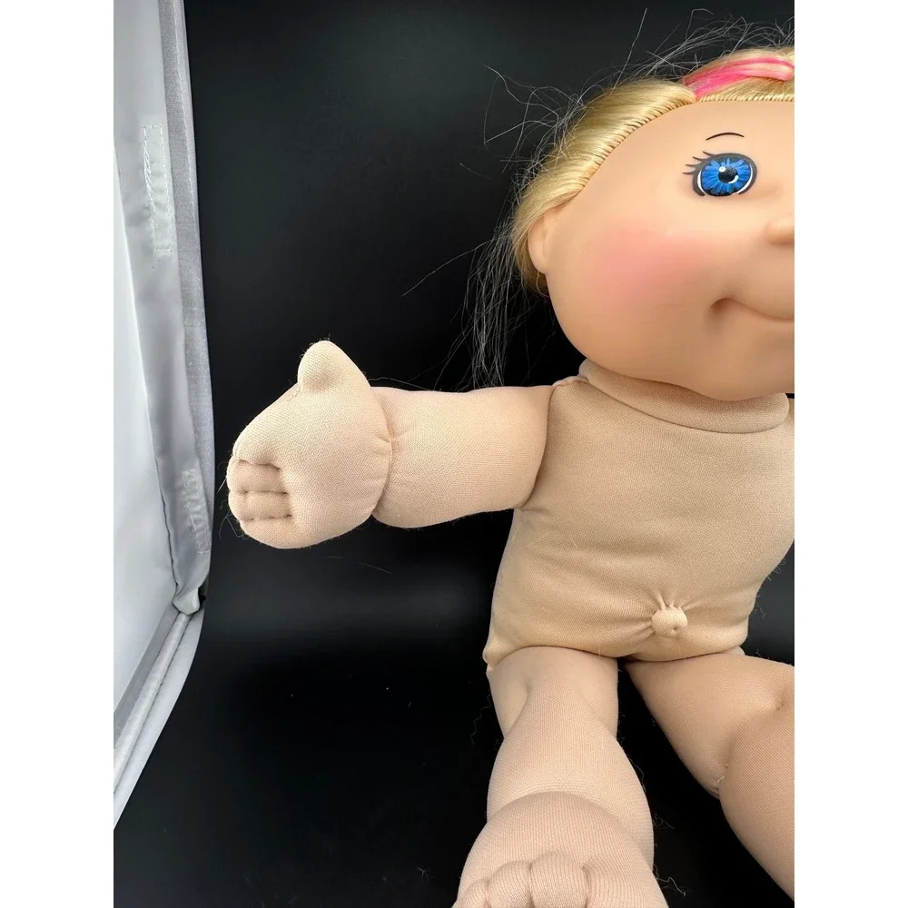 Cabbage Patch Kid Cornsilk‎ Pink Color Doll Blonde Blue Eyes Girl 14